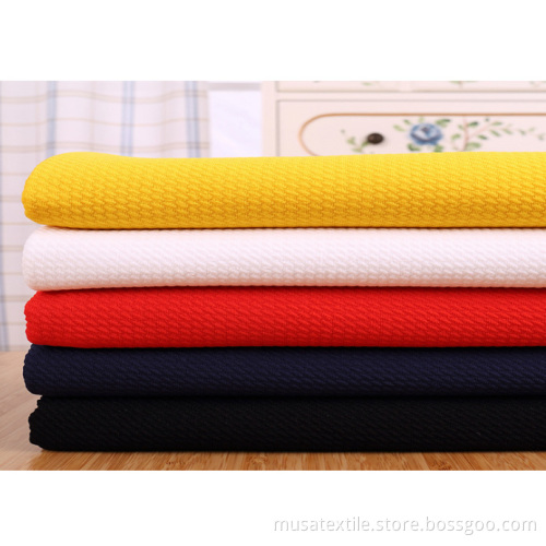 Tissu de balle imprimé en tricot en polyester personnalisé à faible moq